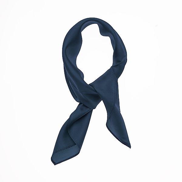 TINITEX Seidentuch Nickituch Halstuch Twill marineblau günstig online kaufen