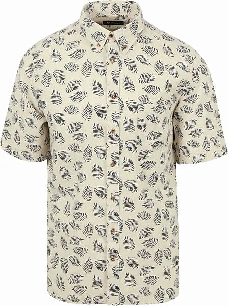 Suitable Short Sleeve Hemd Leinen Sheng Blau - Größe L günstig online kaufen