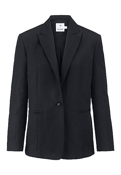 Hessnatur Longblazer aus Bio-Baumwolle mit Leinen günstig online kaufen