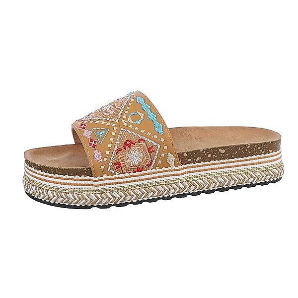 Ital-Design Damen Mules Freizeit Plateausandaletten (85698086) günstig online kaufen