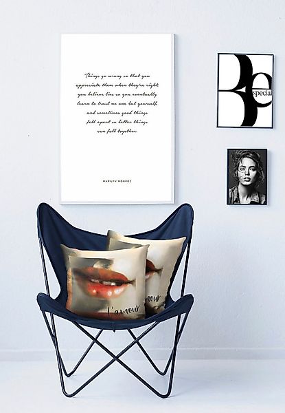 APELT Dekokissen "Kiss" Kissenhülle ohne Füllung, 1 Stück günstig online kaufen