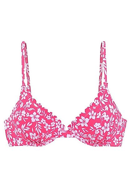 Vivance Bügel-Bikini-Top Leni, mit gelaserter Wellenkante günstig online kaufen