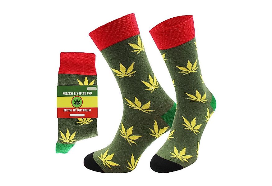 Chili Lifestyle Freizeitsocken JOINT Lustige Socken mit Spruch Banderole al günstig online kaufen