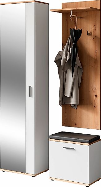 byLIVING Garderoben-Set "Jakob" 3 Stk. tlg. günstig online kaufen