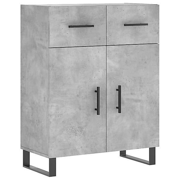 vidaXL Sideboard Betongrau 69,5x34x90 cm Holzwerkstoff 828008 günstig online kaufen