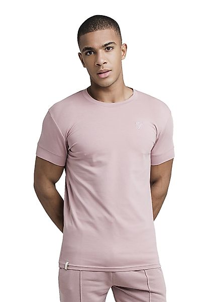 SikSilk Herren T-Shirt SMART ESSENTIALS TEE SS-19820 Dusty Pink Rosa günstig online kaufen