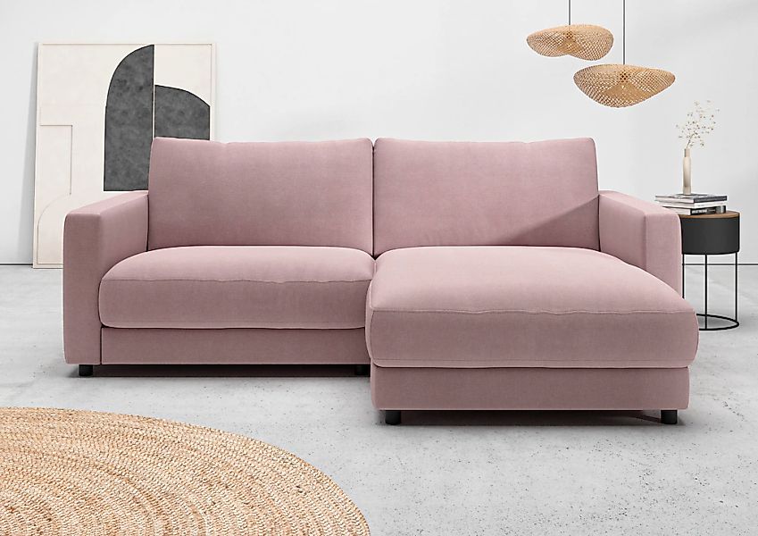 Home affaire Ecksofa "Ecksofa Jiro, L-Form, große Sitztiefe, Breite 226 cm" günstig online kaufen