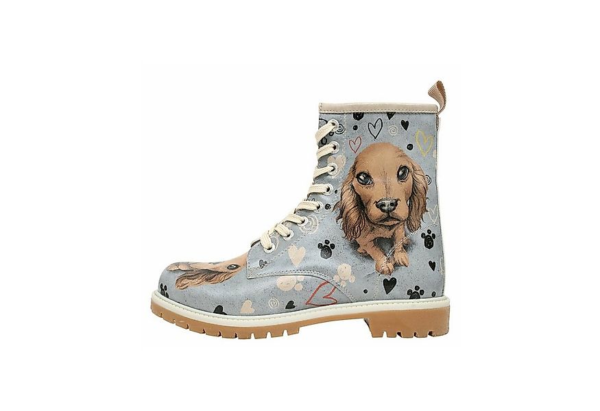 DOGO Long Boots Schnürstiefel Hello My Hooman Damen Stiefeletten, Schnürboo günstig online kaufen