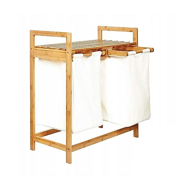 AD.CON Wäschekorb Bambus Wäschekorb Badezimmer Regal günstig online kaufen