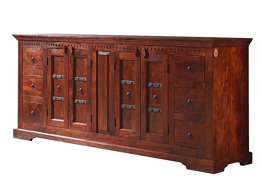 Massivmoebel24 Sideboard OXFORD (Massivholz), Sideboard Akazie 212x50x92 no günstig online kaufen