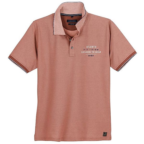 CASAMODA Poloshirt Große Größen Poloshirt modisch lachs melange CasaModa ea günstig online kaufen