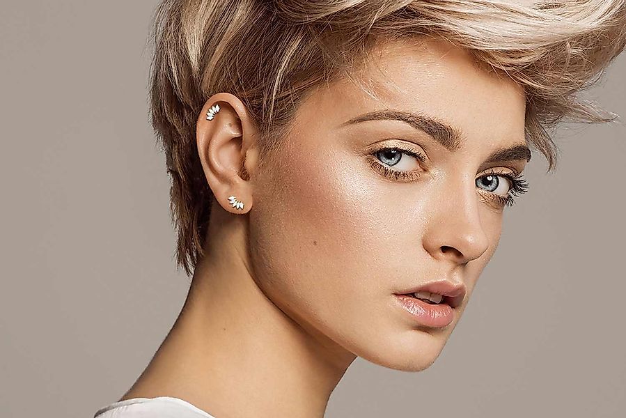 PIERCINGLINE Piercing-Set Titan Labret mit Push günstig online kaufen