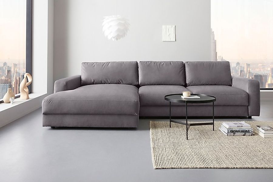 Home affaire Ecksofa »Bloomfield, elegant, viel Platz, Mega Couch, Breite 3 günstig online kaufen