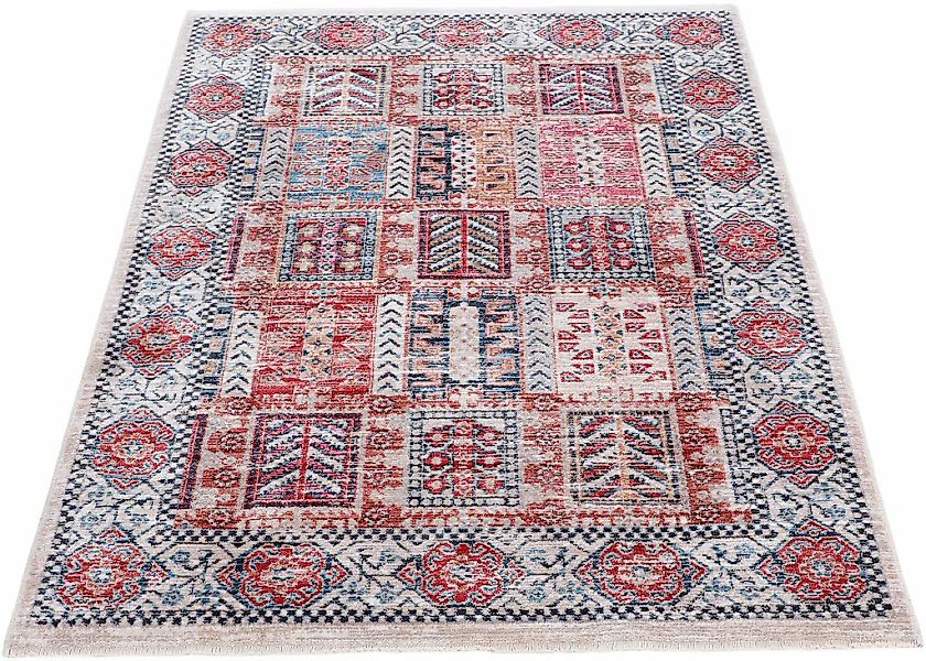 carpetfine Teppich "Phoenix" rechteckig 6 mm Höhe Vintage Orient Look, mit günstig online kaufen