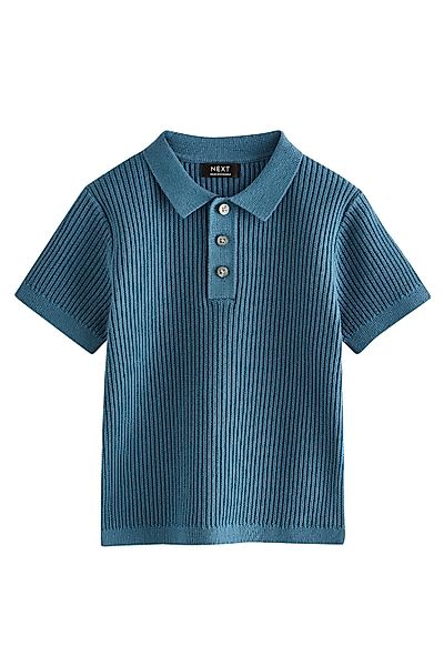 Next Polokragenpullover Strick-Poloshirt mit Knopfdetail 100 % günstig online kaufen
