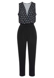 LASCANA Overall mit bedrucktem Oberteil, eleganter Jumpsuit mit V-Ausschnit günstig online kaufen