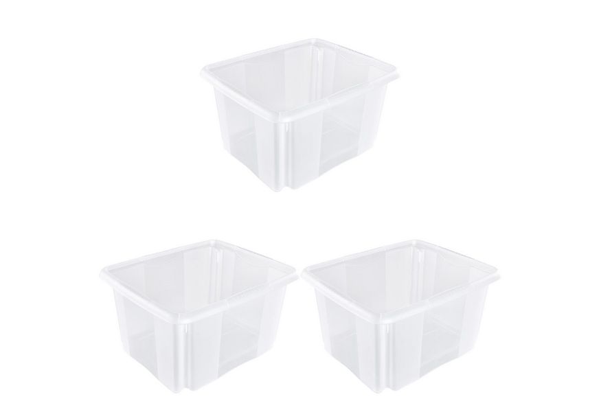 keeeper Aufbewahrungsbox Emil, 3er Set, 24 L, 41 x 34,5 x 22 cm (Set, 3 St) günstig online kaufen