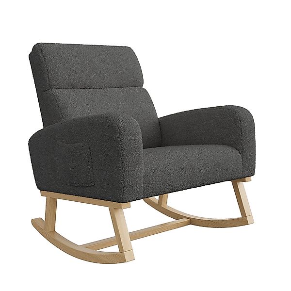 FUROKOY Schaukelstuhl Schaukelsessel Relaxsessel Wohnzimmersessel für günstig online kaufen
