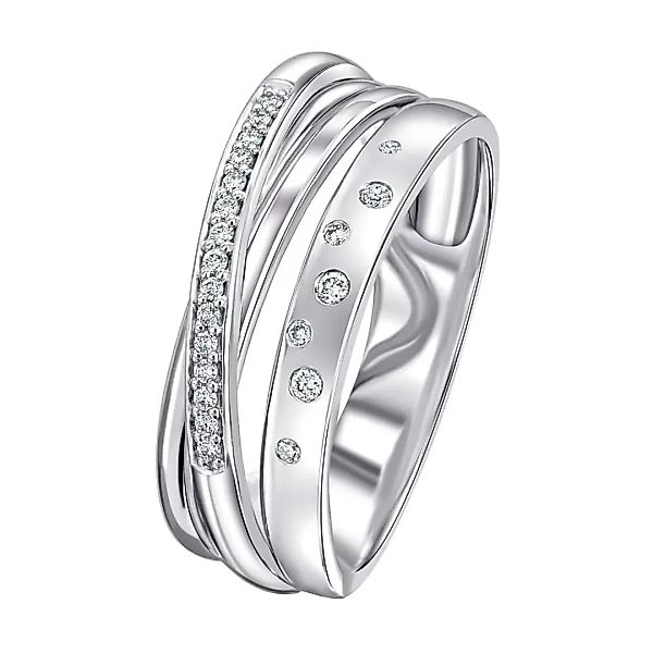 ONE ELEMENT Diamantring "0,11 ct Diamant Brillant Ring aus 585 Weißgold", D günstig online kaufen