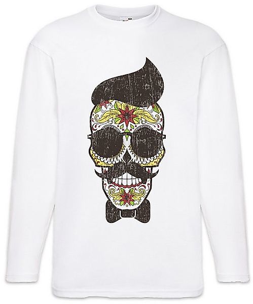 Urban Backwoods Langarmshirt Sugar Skull Hipster Langarm T-Shirt Schädel Me günstig online kaufen