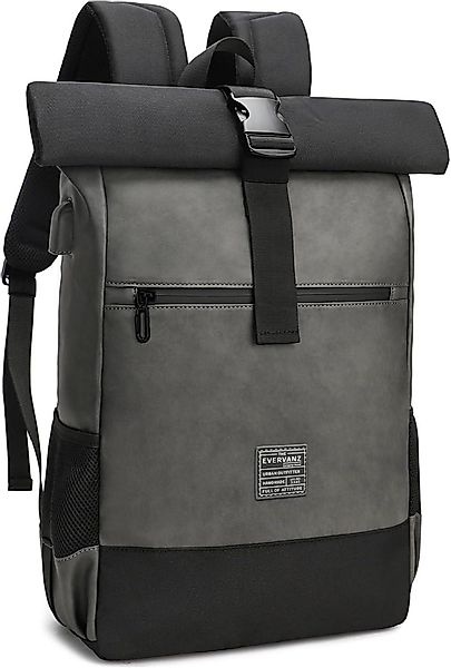 LuxusKollektion Laptoprucksack Rolltop Laptop Rucksack mit günstig online kaufen