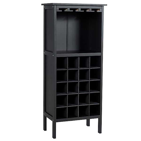 COSTWAY Weinregal, stehend, Holz, für 20 günstig online kaufen