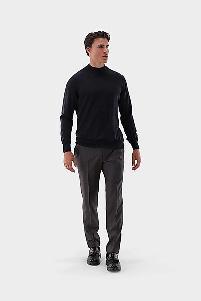 Stehkragenpullover aus Merzerisierter Merinowolle günstig online kaufen
