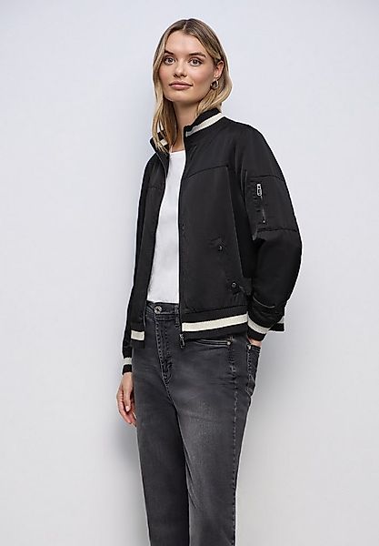 STREET ONE Blouson aus satinierter Viskose günstig online kaufen