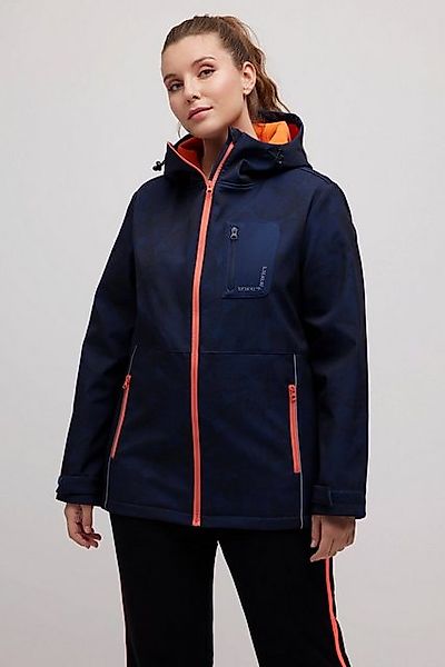 Ulla Popken Softshelljacke Softshelljacke Muscheln wasserabweisend Kapuze günstig online kaufen