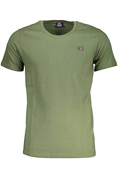 NORWAY 1963 T-Shirt Grünes Herren Kurzarm-T-Shirt mit Applikation und günstig online kaufen