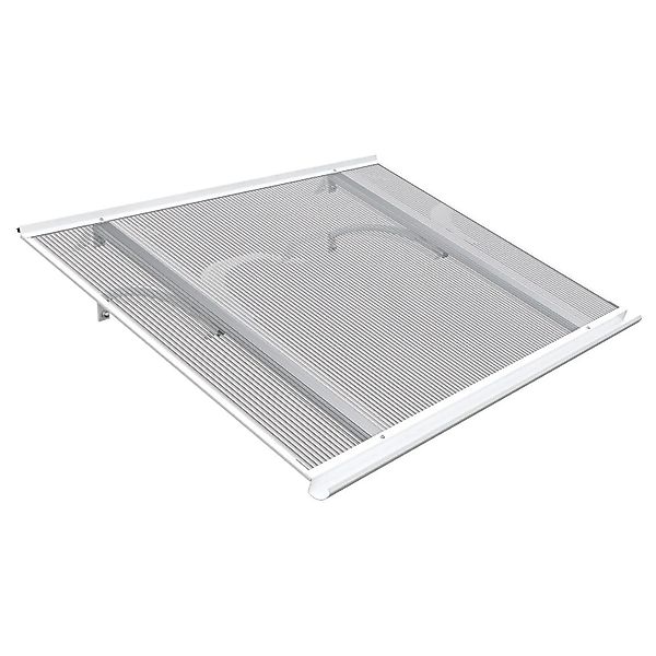 Roro Vordach V132 Weiß 120 cm x 84 cm x 33,5 cm günstig online kaufen