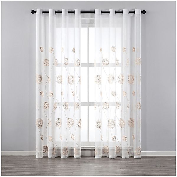 Qelus Vorhang 2er Set Sheer Voile günstig online kaufen