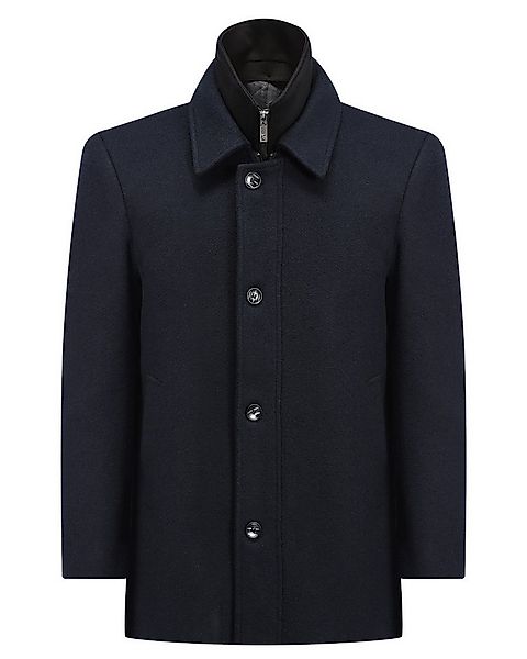 Allthemen Wollmantel mit abnehmbarem Doppelkragen Herrenmantel mittellanger günstig online kaufen
