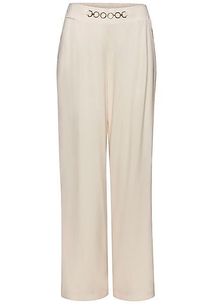 Vivance Palazzohose mit Zierkette, Bundfaltenhosen, Schlupfhose, günstig online kaufen
