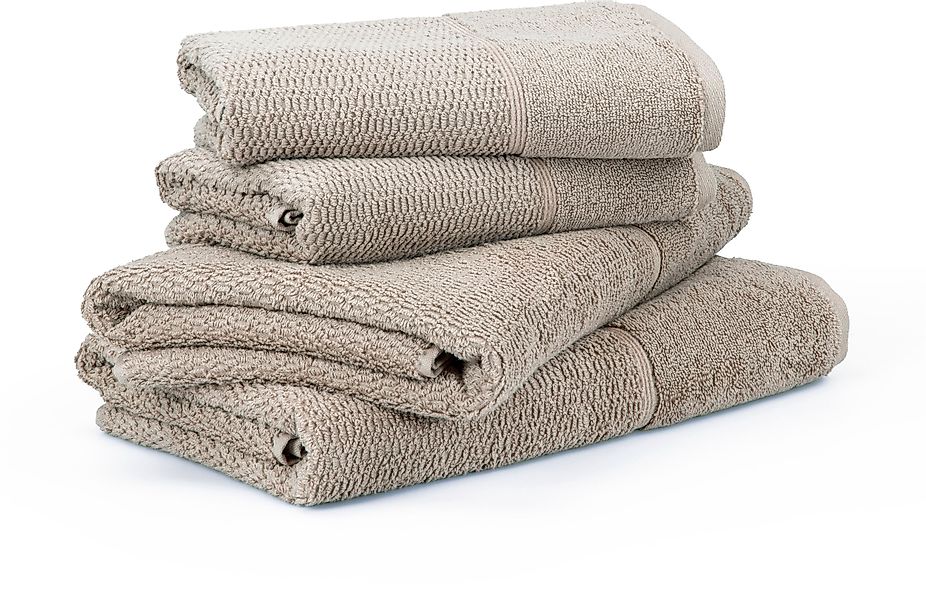 Möve for frottana Handtuch Set »Pearl«, 4 tlg., Walkfrottier, Set: 2x Handt günstig online kaufen
