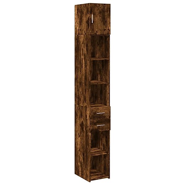 vidaXL Hochschrank Schmal Räuchereiche 30x42,5x225 cm Holzwerkstoff 3281270 günstig online kaufen