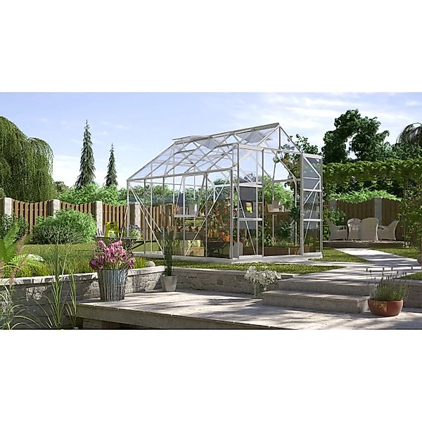 Vitavia Gewächshaus Jupiter 8300 Alu 8,3 m² inkl. Fundament günstig online kaufen