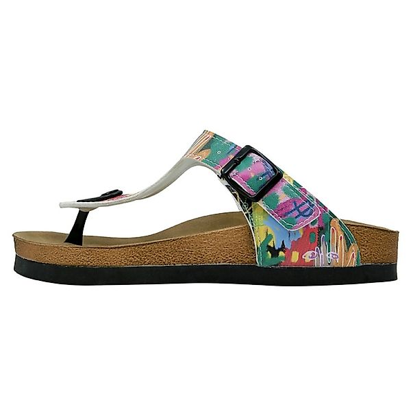 DOGO Zehentrenner "Damen Lila Damen Sandalen Dogo Lila Sandalen Vegan Damen günstig online kaufen