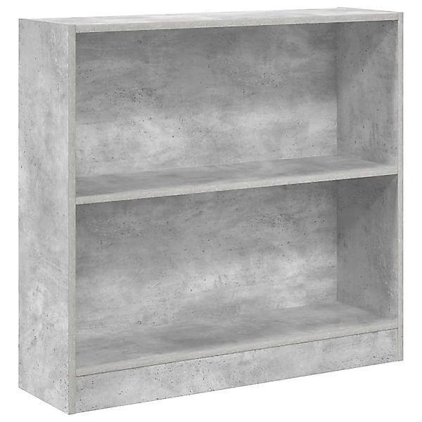 vidaXL Bücherregal Betongrau 80x24x75 cm Holzwerkstoff 800895 günstig online kaufen