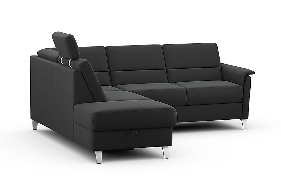 sit&more Ecksofa »Palmera L-Form«, Federkern, wahlweise mit Bettfunktion un günstig online kaufen