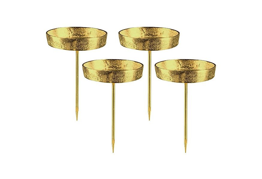 naninoa GmbH Adventsleuchter Aluminium Kerzenpick 4er Set, Kerzenhalter Ker günstig online kaufen