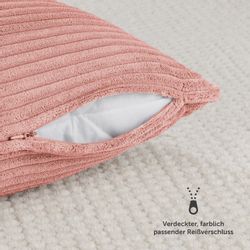 Blumtal Kissenhülle 2er Set Kissenbezug 40x40 günstig online kaufen