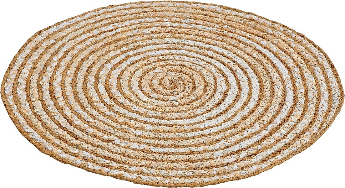 Barbara Becker Teppich "Ethno" rund 4 mm Höhe Flachgewebe, handgeflochten, günstig online kaufen