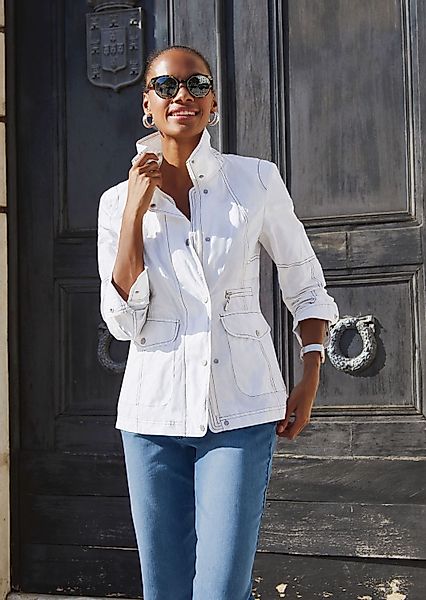 MADELEINE Sommerjacke Leichte Sommerjacke mit dekorative günstig online kaufen