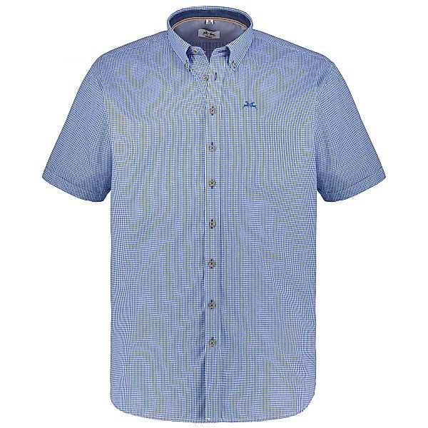 Maddox Kariertes Trachtenhemd Farbe marine Größe: 6XL günstig online kaufen