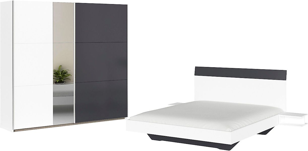 rauch Schlafzimmer-Set Monza, mit Schwebetürenschrank Breite günstig online kaufen