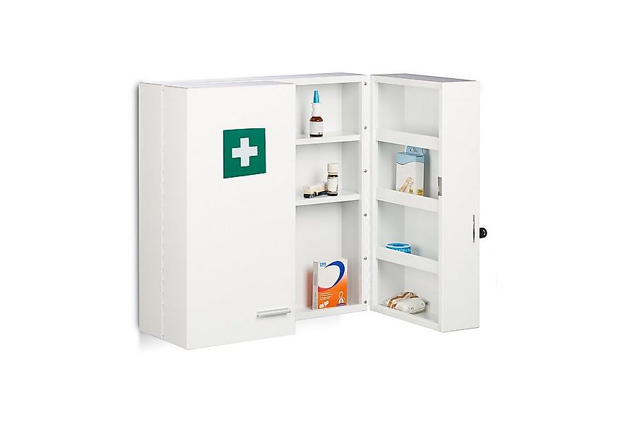 relaxdays Medizinschrank Abschließbarer Medizinschrank günstig online kaufen