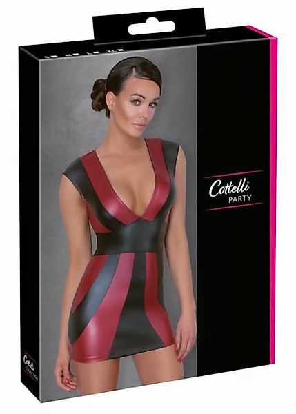 Cottelli PARTY Minikleid Cottelli PARTY - Kleid rot/schwarz - (L,M,S,XL) günstig online kaufen