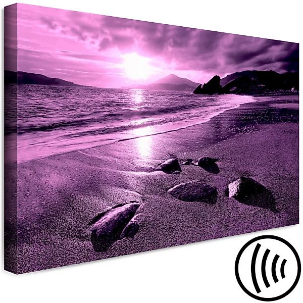Leinwandbild Enchanted Ocean (1 Part) Wide Violet XXL günstig online kaufen