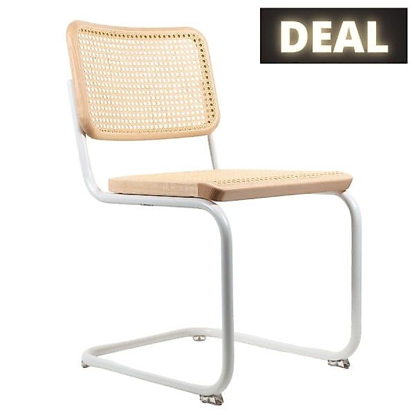 ABVERKAUF: THONET S 32 V | Esche Pure Materials | Stahlrohr-Freischwinger | günstig online kaufen